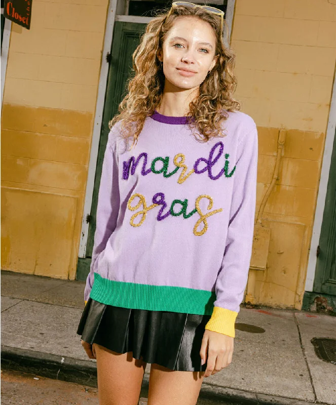 Queen Of Sparkles - Mardi Gras Glitter Script Sweater Fleece Fabric Down Fabric Feather Fabric Queen Of Sparkles - Mardi Gras Glitter Script Sweater Fleece Fabric Down Fabric Feather Fabric