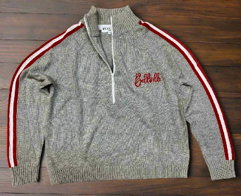 Bellville 1/2 zip Sweater Hooded Sweater Collared Sweater Shawl Collar