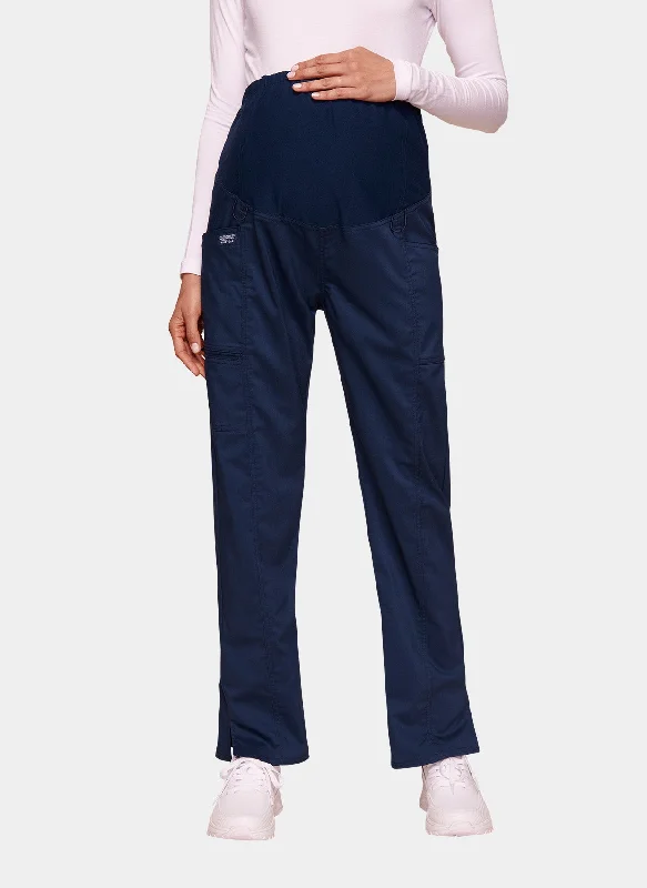 Cherokee WW Revolution Maternity Straight Leg Scrub Trousers WWE155 - Navy Trousers sophisticated sleek