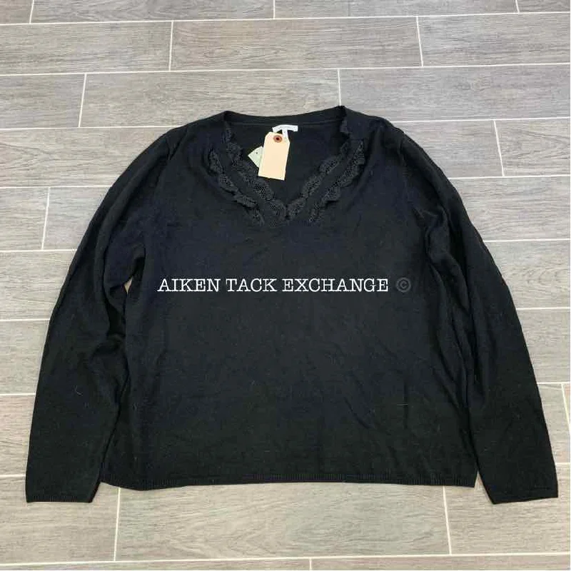 Maurice's Long Sleeve V-Neck Sweater, XXL Oversized Loose Flowy
