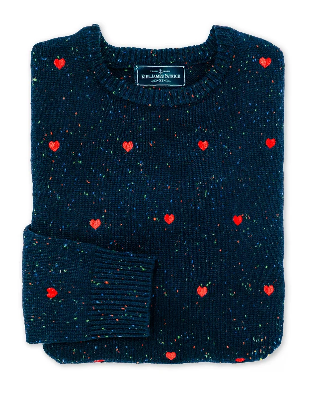 The Heart Donegal Sweater Satin Fabric Silk Fabric Chiffon Fabric