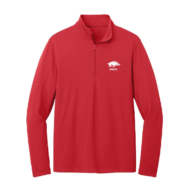 Arkansas - NCAA Women's Gymnastics : Grace Drexler - Lightweight Quarter Zip Jacket Print Jacket Jacquard Jacket Patchwork Jacket