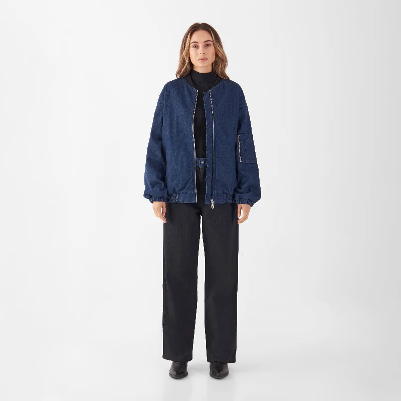 Peacer Denim Jacket Classic Blue Fleece Jacket Down Jacket Feather Jacket