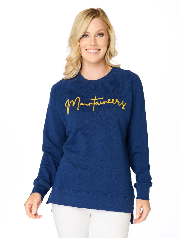Mountaineers Embroidered Pullover Sabrina Neck Pullover
