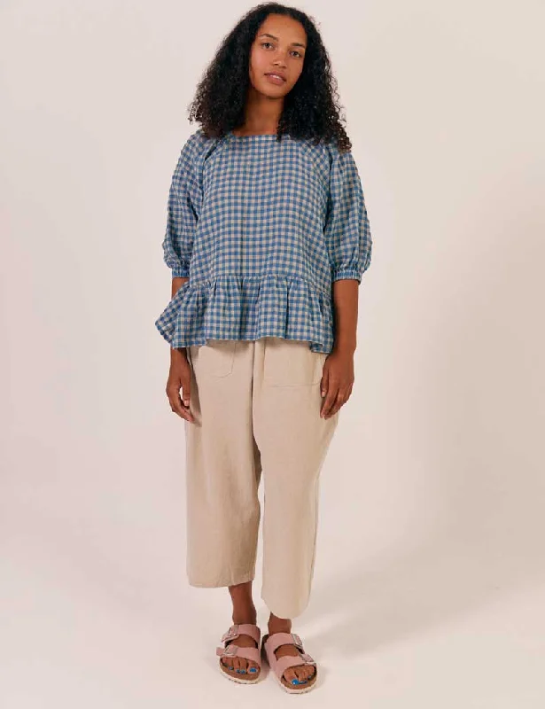 Sideline Mary Trousers Oat Trousers fashionable chic
