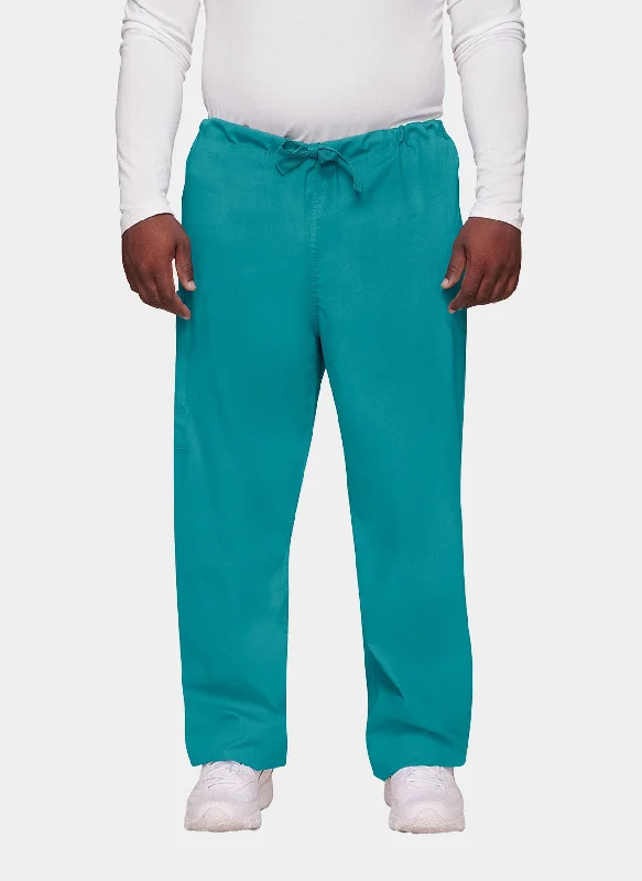 Cherokee Unisex Drawstring Scrub Trousers - Teal Trousers Evening Elegant