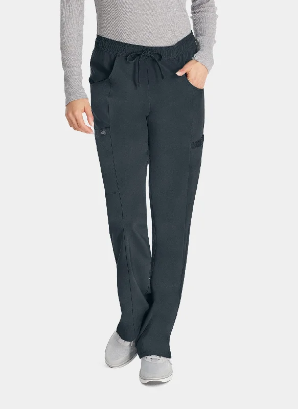 Dickies EDS Essentials Women's Mid Rise Straight Leg Drawstring Trousers DKE010 - Pewter Trousers Exclusive Limited