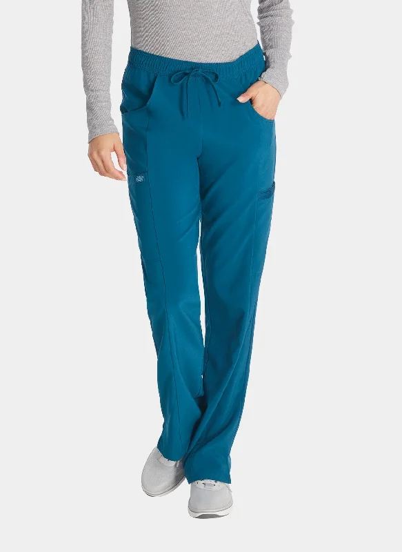 Dickies EDS Essentials Women's Mid Rise Straight Leg Drawstring Trousers DKE010 - Caribbean Trousers Bestseller Popular