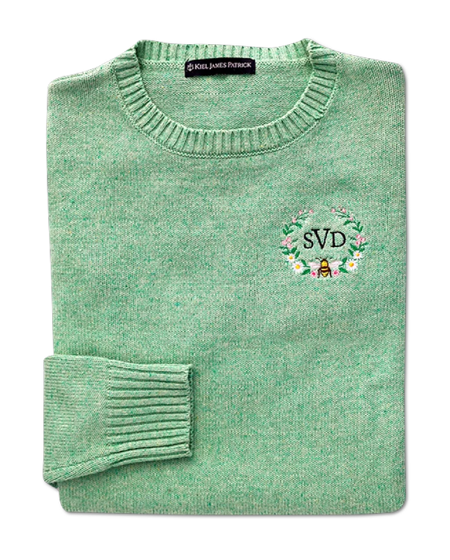 The Garden Bee Sweater High Neck Crew Neck V-Neck
