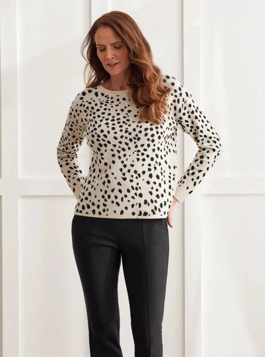 Crewneck Reversible Sweater [H Nomad-1597O] Thin Thick Dense