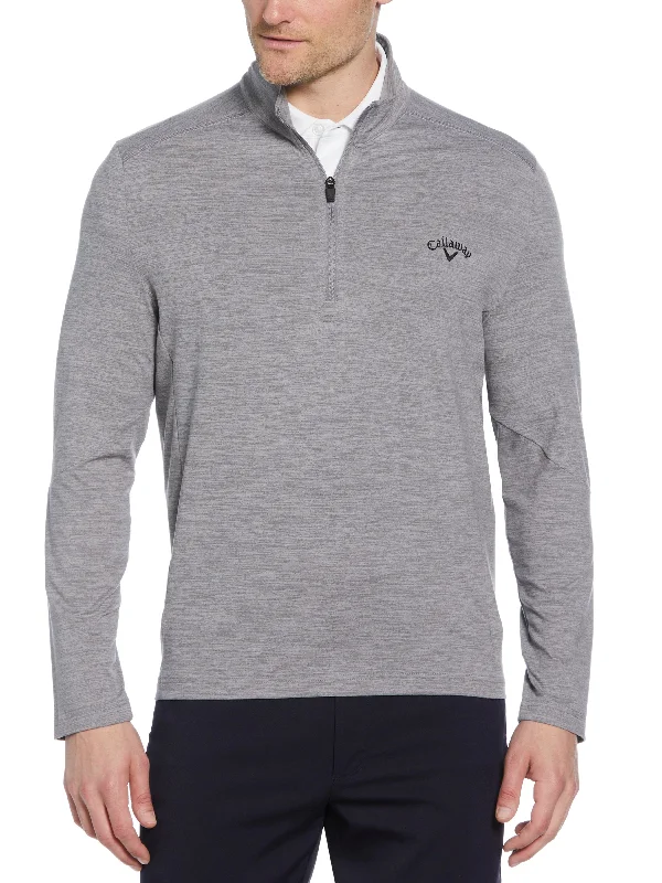 Men's Lightweight 1/4 Zip Golf Pullover Mock Neck Pullover