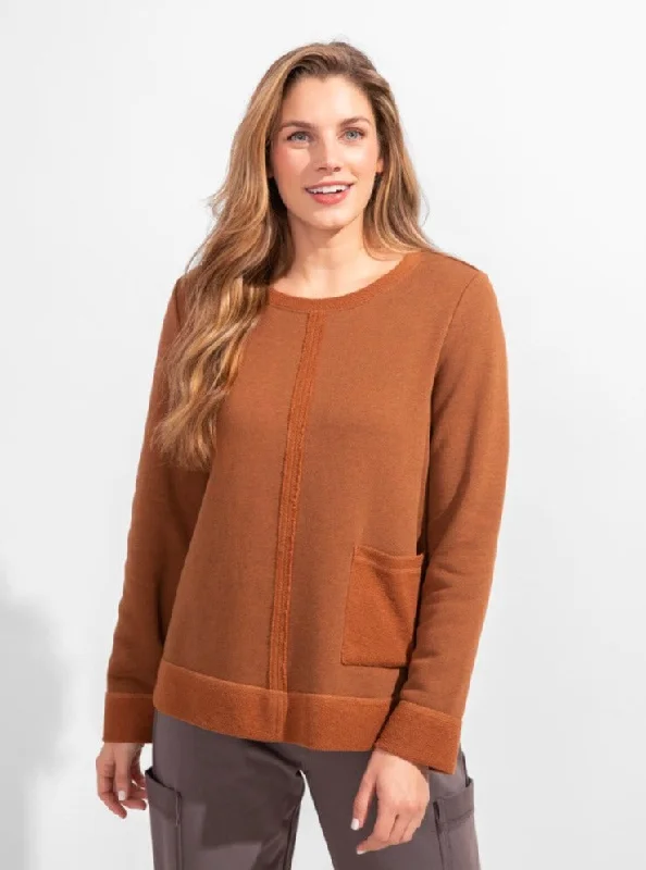 French Pullover [Spice-29935] Bardot Neck Top