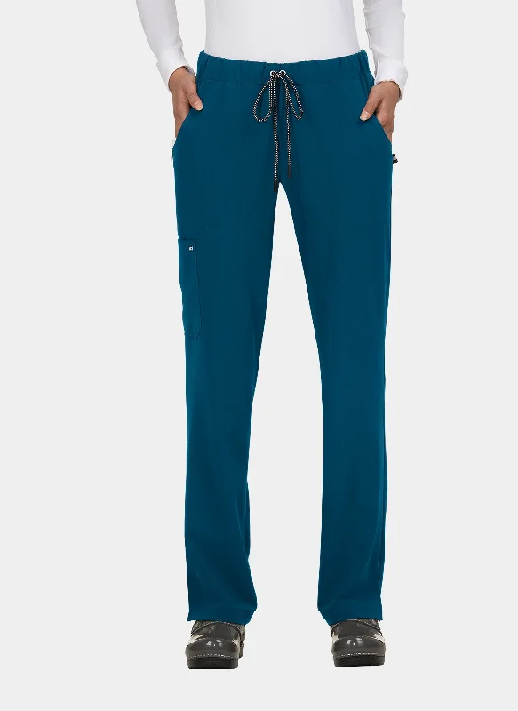 Koi Next Gen Everyday Hero Scrub Trousers - Caribbean Trousers Leisure Comfortable