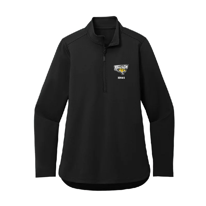 Towson - NCAA Women's Gymnastics : Chelsey Dennis - Women's Premium Quarter Zip Jacket Hoodie Zip-Up Jacket Button-Up Jacket