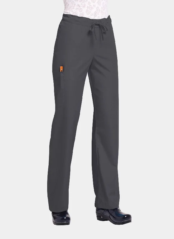 Orange Standard Unisex Huntington Scrub Trousers - Charcoal Trousers trendy modern
