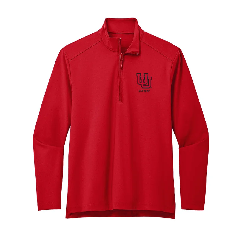 Utah - NCAA Women's Gymnastics : Jaylene Gilstrap - Premium Quarter Zip Jacket Faux Fur Jacket Real Fur Jacket Shearling Jacket Utah - NCAA Women's Gymnastics : Jaylene Gilstrap - Premium Quarter Zip Jacket Faux Fur Jacket Real Fur Jacket Shearling Jacket
