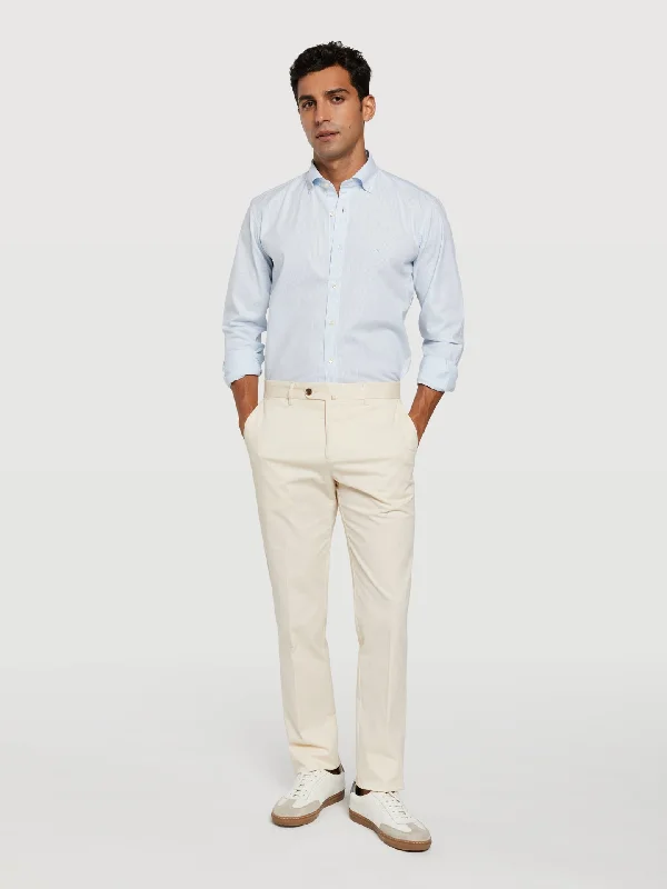 Slim fit basic chino trousers Trousers Prom Sequined