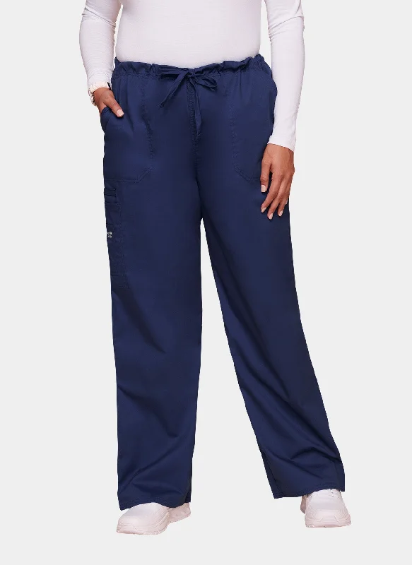 Cherokee Core Stretch Unisex Drawstring Cargo Scrub Trousers WWE4043 - Navy Trousers Fleece Cozy Cherokee Core Stretch Unisex Drawstring Cargo Scrub Trousers WWE4043 - Navy Trousers Fleece Cozy