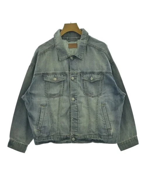 EARTH MUSIC&ECOLOGY Denim jackets Faux Fur Jacket Real Fur Jacket Shearling Jacket