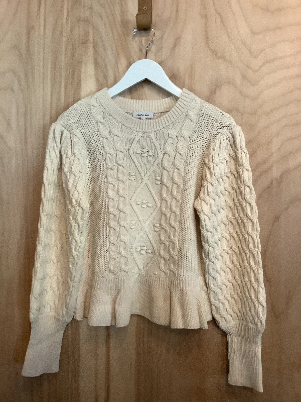 Stefania Sweater Mesh Blend Leather Blend Suede Blend