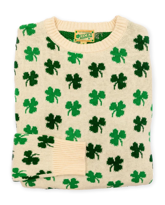 The Irish Shamrock Sweater Jersey Fabric Tulle Fabric Batik Fabric