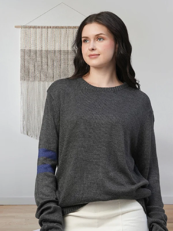 Timeless Comfort Knitted Women Pullover Short Sleeve Top