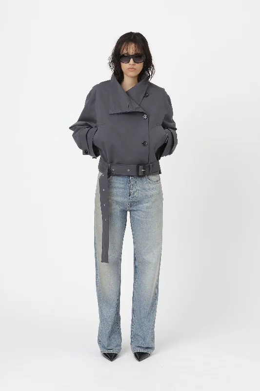 Tika Jacket - Ebony Elasticated Jacket Padded Jacket Insulated Jacket