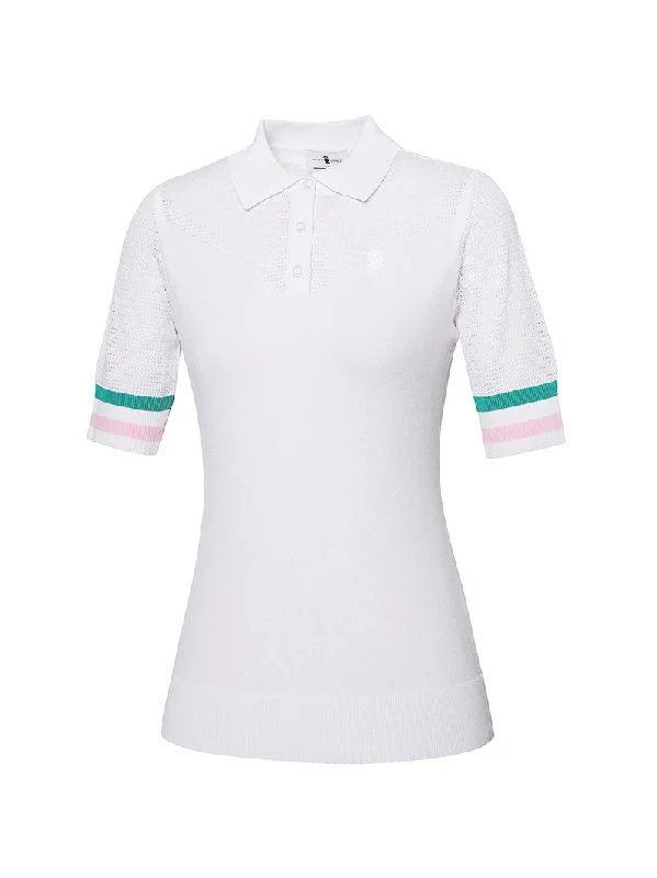 W.ANGLE SS22 WOMEN SKIRT TISSUE SHORT SLEEVE SWEATER Stretchy Elastic Breathable