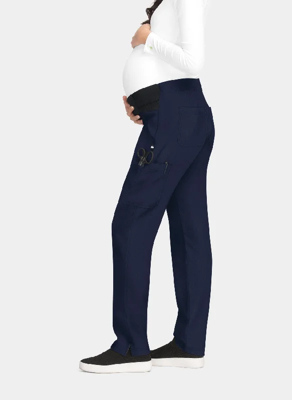 Koi Next Gen On The Move Maternity Scrub Trousers - Navy Trousers fashionable trendy