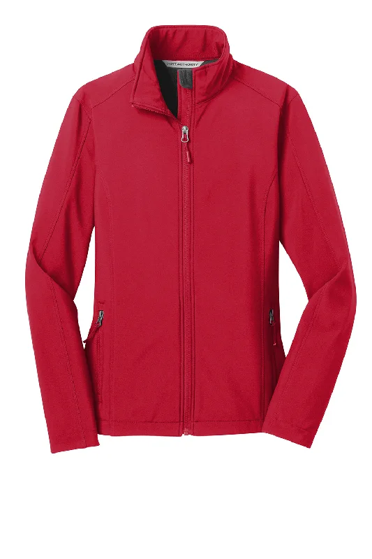 Port Authority Womens Core Wind & Water Resistant Full Zip Jacket - Rich Red