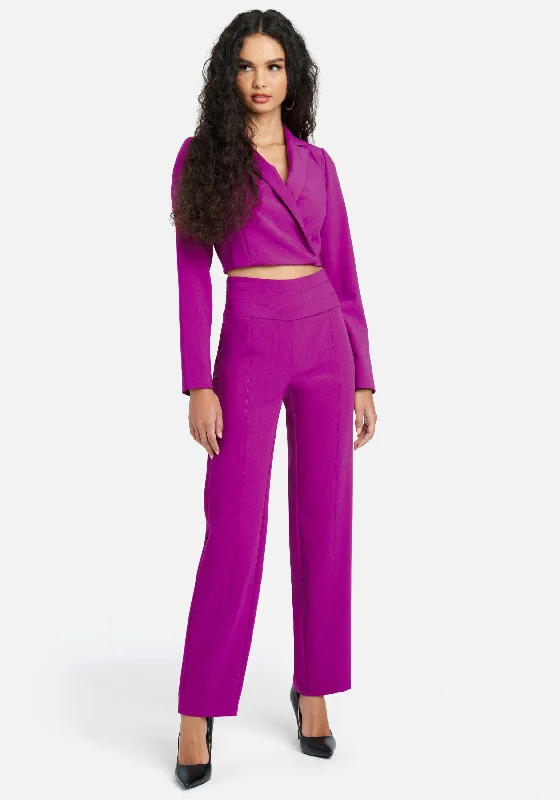 Tuxedo Cropped Stretch Twill Jacket