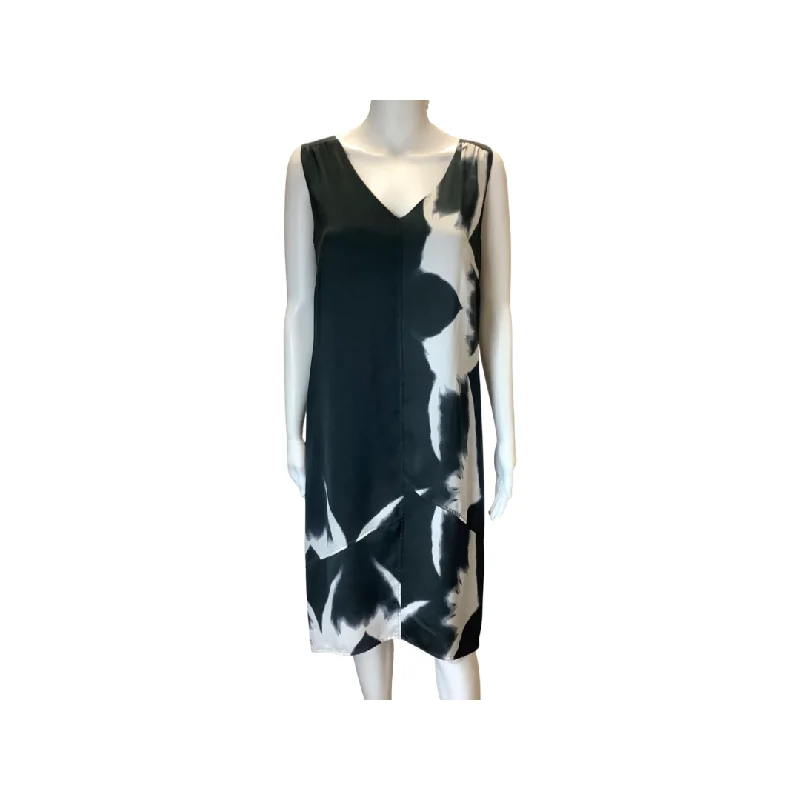 Carre Noir Black White Abstract Dress Size S With Tags