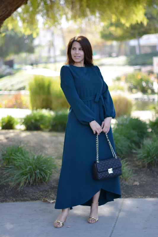 New Paris Green Maxi Dress