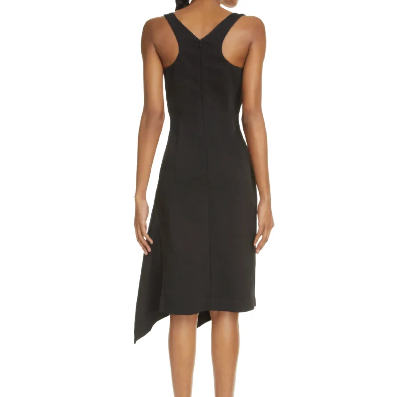 DAXO  SL MIDI DRAPED DRESS