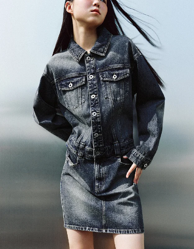 Straight Denim Dress