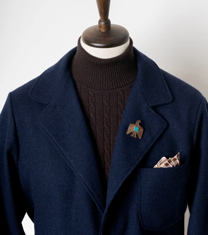 Bryceland's Easy Jacket Shetland Twill Navy