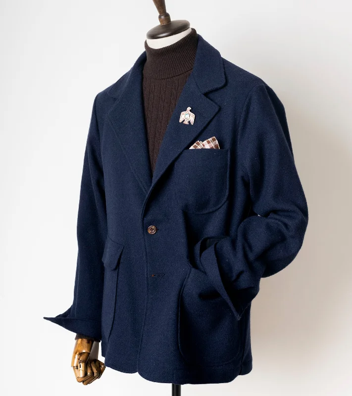 Bryceland's Easy Jacket Shetland Twill Navy