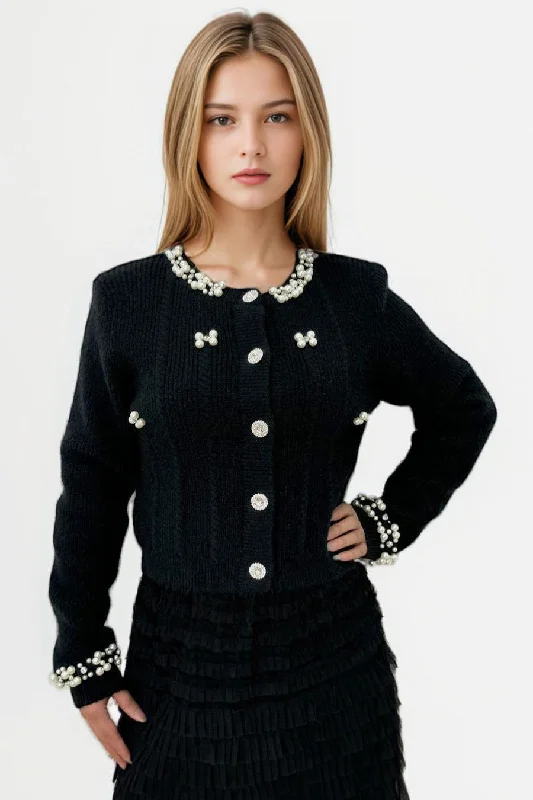 LS63071 SWEATER TOP (BLK, WHT)