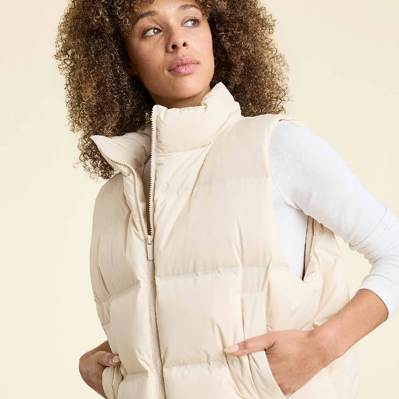 Puffer Vest | Bone