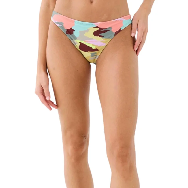 Longitude Reversible Bikini Bottoms In Camo Print