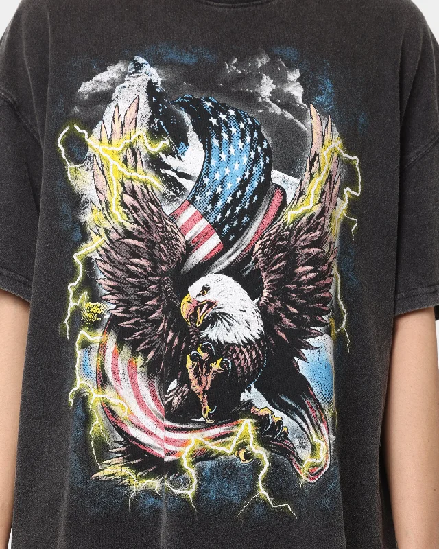 American Thrift American Lightning Vintage T-Shirt Black Wash