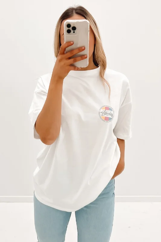 Classic Dot Relaxed Tee White