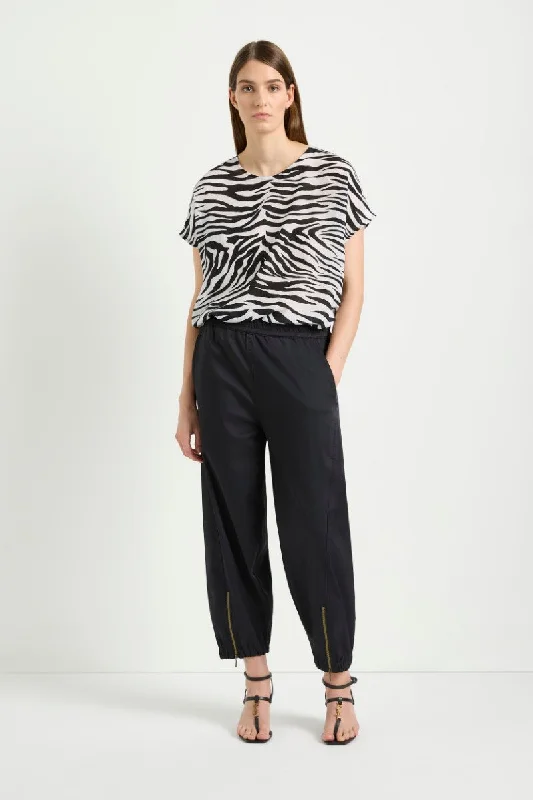 Crop Club Pant in Black F613 1863 by MELA PURDIE