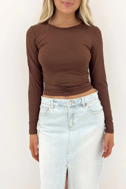 Eve Staple Long Sleeve Brown