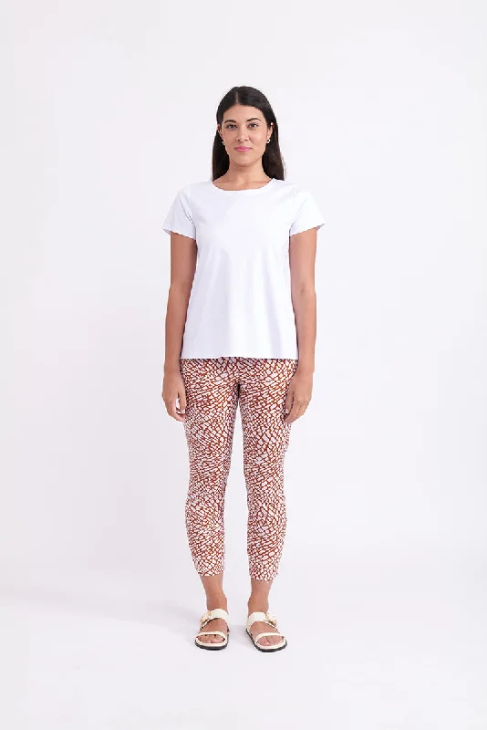 Foil - Fuss Free 7/8 Taper Pant - Botswana