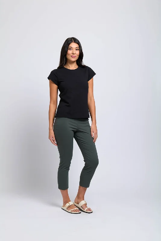 Foil - Fuss Free 7/8 Taper Pant - Viridian