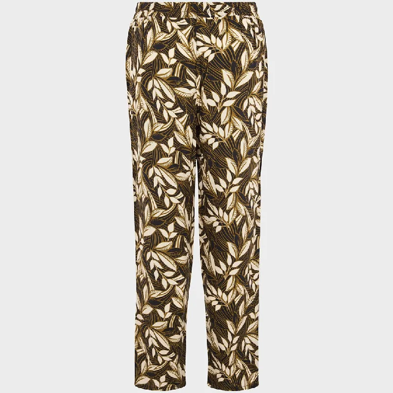 Leaf Print Trousers