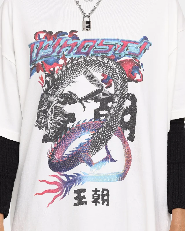 Loiter Dragon Dynasty Vintage T-Shirt Off White