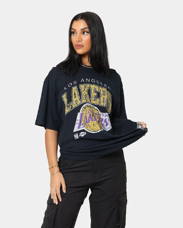 Mitchell & Ness Los Angeles Lakers XL Arch Vintage T-Shirt Faded Black