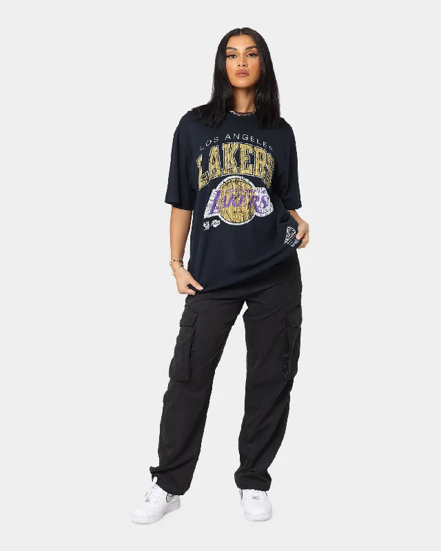 Mitchell & Ness Los Angeles Lakers XL Arch Vintage T-Shirt Faded Black